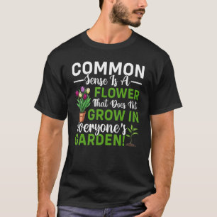Camiseta Senso Comum Não Cresce Jardinagem Jardineiro Gráf