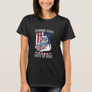 Camiseta Senso Comum Tem Gosto Tão Bom Cerveja de Gato 4 de