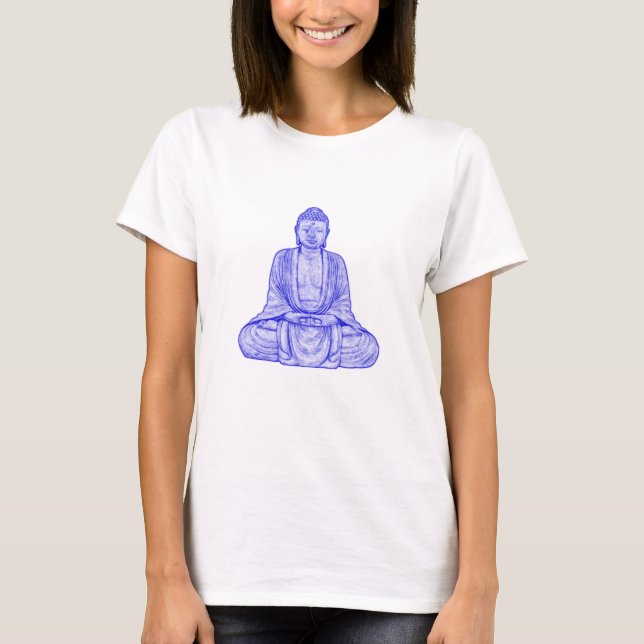 Camiseta Sentado Buddha (Frente)