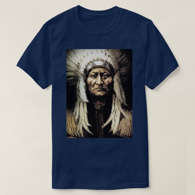 CAMISETA SENTADO EM BULL (Frente do Design)