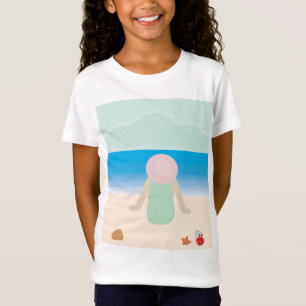 Camiseta Sentado na Areia da Praia