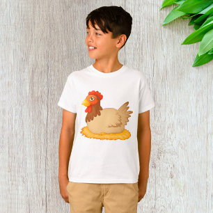 Camiseta Sentado no Nest Cute Fazenda