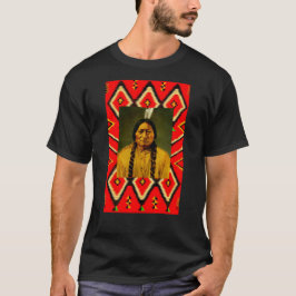 Camiseta Sentado Touro Nativo Americano Indígena Olhal Dazz