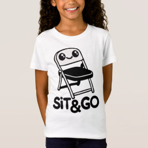 Camiseta Sentar e Ir Cadeira de Folga com Ria em Olhos Sorr