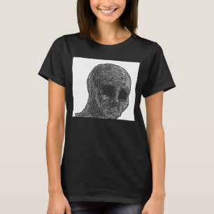 Camiseta Sente Cara Wojak Meme Doomer 1