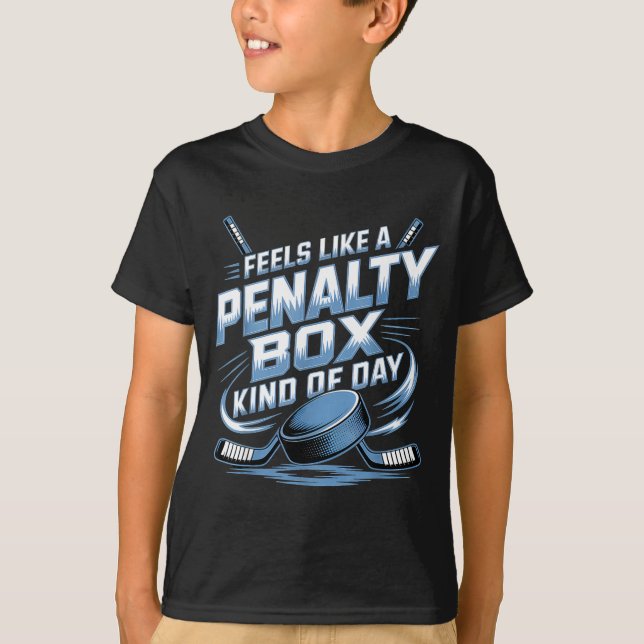 Camiseta Sente como um dia de caixa de penalidade (Frente)