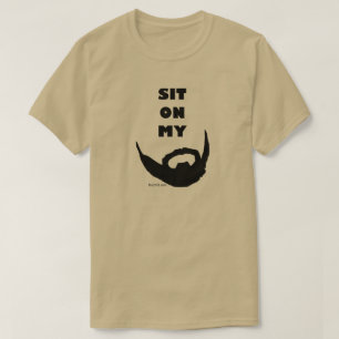 Camiseta Sente-se em meu amante da barba