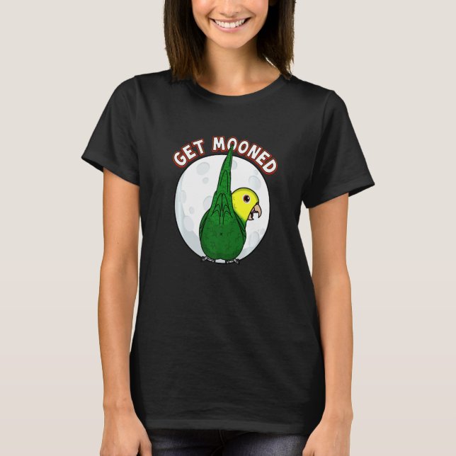 Camiseta Sente-se, eu papagaio subflui, eu dou a cabeça ama (Frente)