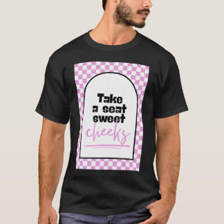 Camiseta Sente-se, menino de bochechas doces