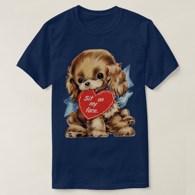 Camiseta Sente-se na minha cara (Frente do Design)
