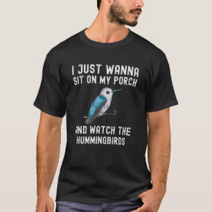 Camiseta Sente-Se Na Minha Porca E Assista Os Pássaros Hum