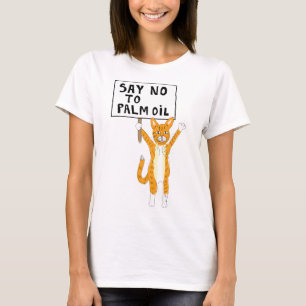 Camiseta Sente-se no Palm Oil T-Shirt cat