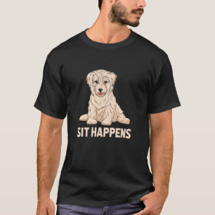 Camiseta Sente-Se Pet Sitter Animal Sentado Pet Sentado Sen