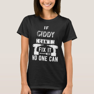 Camiseta Sente-se se Giddy não consegue consertá-lo Avô Sír