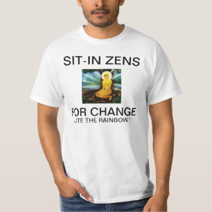 CAMISETA SENTEM-SE ZENS PARA MUDAR LITE A CAIXA DE CHUMBO!