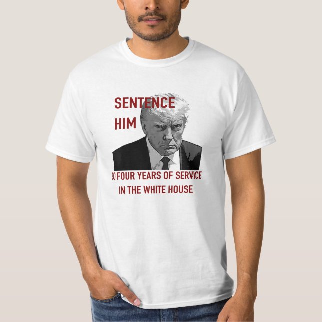 Camiseta Sentença Trump (Frente)