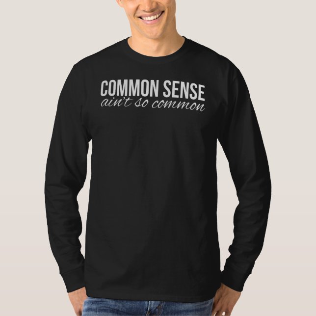 Camiseta Sentido comum não é tão comum (Frente)