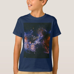 Camiseta Sentido da Fusão Cósmica através dos Olhos para