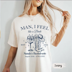 Camiseta Sentido personalizado de Festa de solteira Nashvil