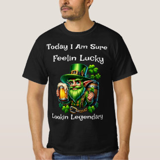 Camiseta Sentilin Lucky Lookin Legendário T-Shirt Preto
