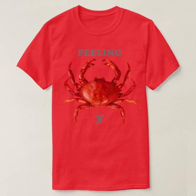 Camiseta Sentimento de Crabby t (Frente do Design)