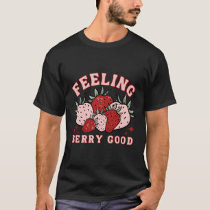 Camiseta Sentimento de plantas de jardim de morango de Berr