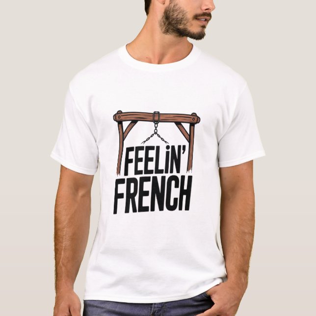 Camiseta sentimento francês (Frente)