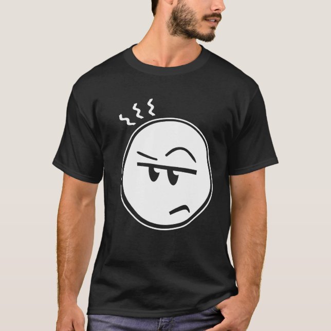 Camiseta Sentimento irritado (Frente)