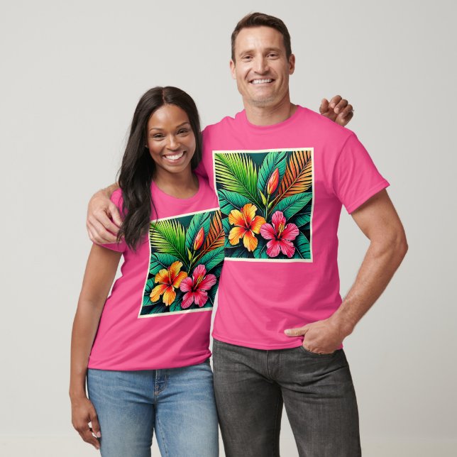 Camiseta Sentimentos Coloridos: Rosto Abstrato (Unissex)