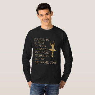 Camiseta Sentimentos de Dança de Ballet