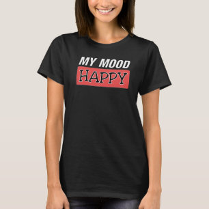 Camiseta Sentimentos Positivos Satisfatórios Sentidos Emoci