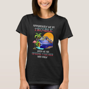 Camiseta Sentimos Problemas Quando Cruzamos Flamin Juntos