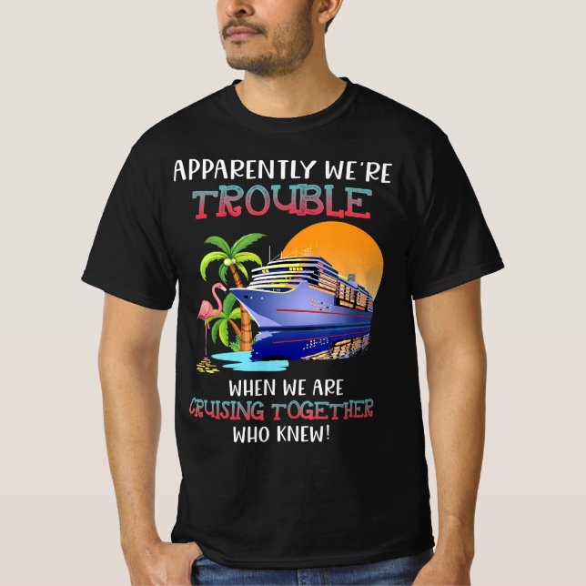 Camiseta Sentimos Problemas Quando Estamos Cruzando Toger F (Frente)