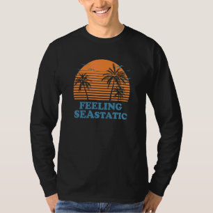 Camiseta Sentindo a Positividade de Verão Seastático Tropic