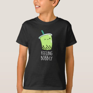 Camiseta Sentindo Bobb Engraçado Boba Tea Pun Dark BG