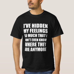 Camiseta Sentindo citação engraçada