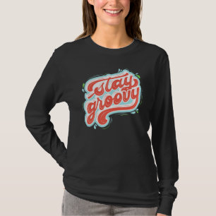 Camiseta Sentindo Groovy Anos 60 70 Vintage Hippie Retro Gr