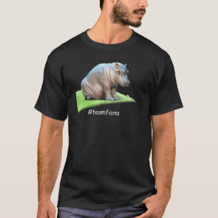 Camiseta Sentindo Hip Fiona O Bebê Cute Hippo