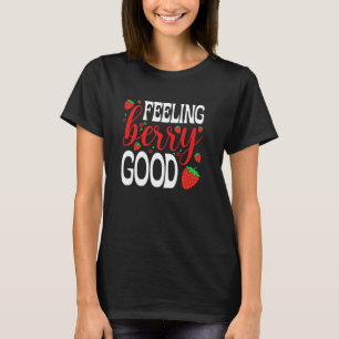 Camiseta Sentindo Muito Bem Amor Doce Morango