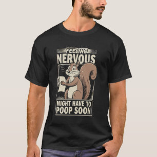 Camiseta Sentindo Nervoso, Esquilo Guerreiro da SII Diarrei