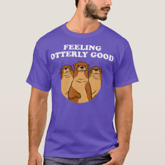 Camiseta Sentindo-se completamente bom, "Otter Lover" - Cit