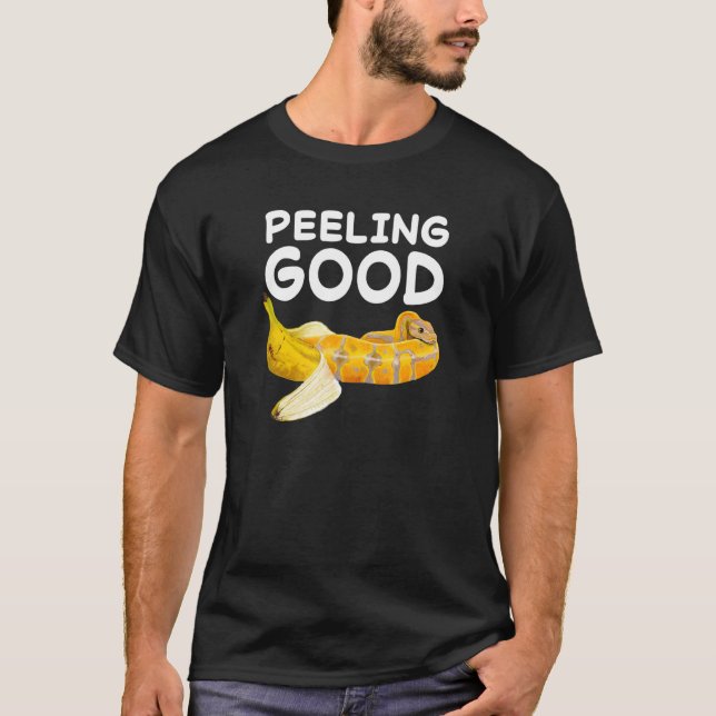 Camiseta Sentindo-se de decolar uma boa bola de banana Cobr (Frente)