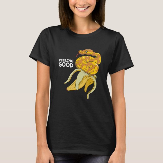 Camiseta Sentindo-se de decolar uma boa bola de banana Cobr (Frente)