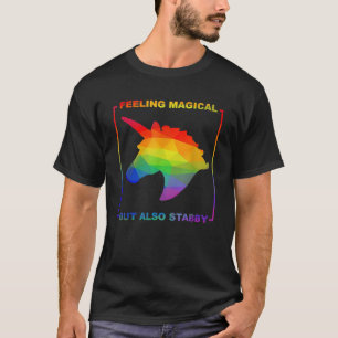 Camiseta Sentindo-Se Mágico, Mas Também Esfaqueado Por Funn