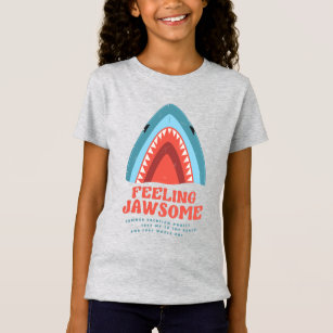Camiseta Sentindo Tubarão Engraçado Feliz Verão Sofrendo Ca
