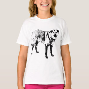 Camiseta sentinela de caminho nevado, mistura tibetana