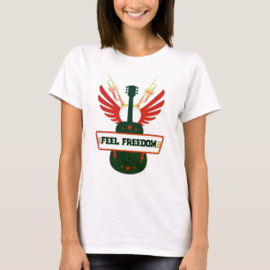 Camiseta Sentir a liberdade Freefit 100% de algodão