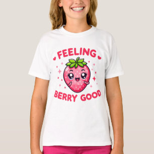 Camiseta Sentir Berry Boa Morango Engraçada