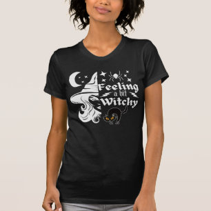 Camiseta Sentir bruxa Dia de as Bruxas engraçado Testemunha