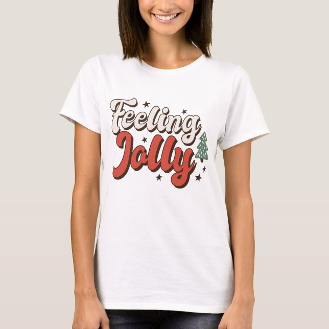Camiseta Sentir Jolly Retro Natal (Frente)